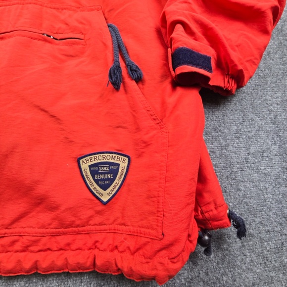 VTG- Abercrombie & Fitch Men’s L Extreme Conditions 1/4 Zip Pullover Insulated - Picture 4 of 11